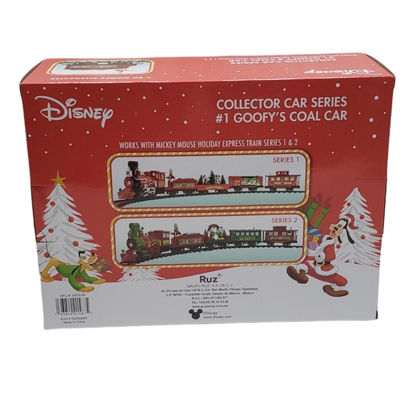 Disney Mickey Mouse Holiday Express #1 Goofy's Coal Car Collector Series Train - Picture 5 of 10